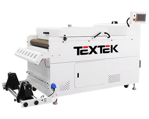 New upgraded white ink hot painting shake powder machine Clothing T-shirt printing shake powder drying machine