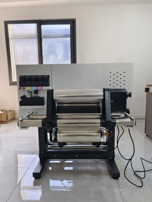A3 small crystal label UV printer roll crystal sticker printing and laminating all-in-one machine logo label printing machine