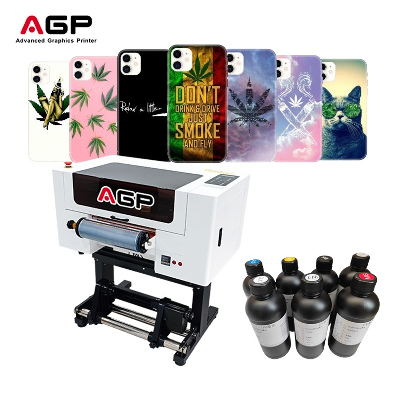 a3 small uv flatbed printer crystal label printer mobile phone case digital printing plastic gift box printer