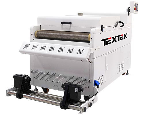 Automatic hot stamping powder shaking machine Four head 60 wide DTF white ink direct spray hot stamping machine free hollow-out clothing printing machine