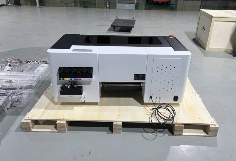UV crystal label printer small a3 roll material personalized sticker cold transfer laminating integrated hot stamping ab film printer