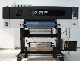 AGP 60cm UV DTF Printer Crystal Printer Label Printing Machine with Transfer Film 3D Effect Roll to Roll UV DTF Printer Sticker with Epson 1600/3200 Printhead