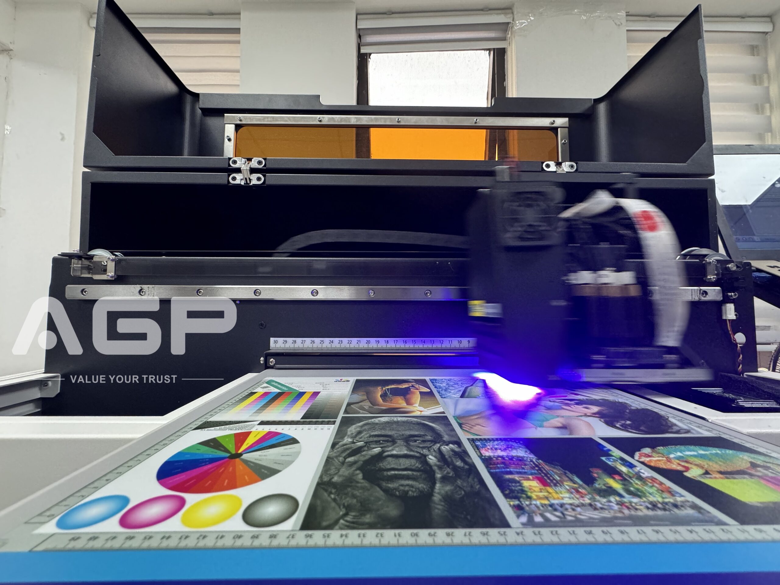 Explore the AGP 3040 UV Printer: Ideal for Toy Packaging, Wine Bottles, Thermos Cups, and More!