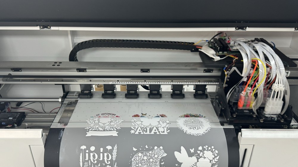E30 DTF printer 330mm wide, high speed 4m/h, small format custom dtf heat transfer printer