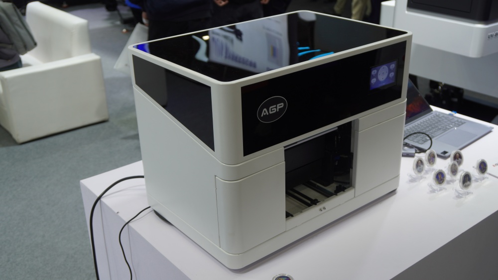 A5 Mini UV Printer Small Desktop UV Printing Machine for Business CMYK+White Ink for Acrylic Metal Leather