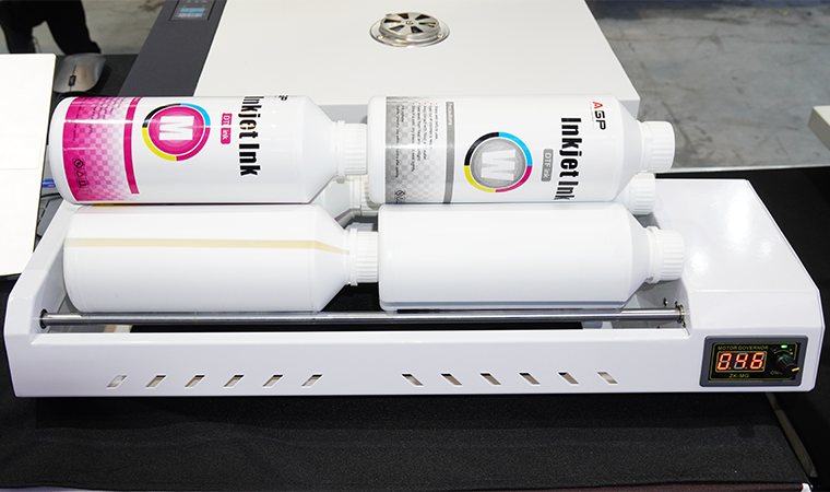 Professional DTF White Ink Circulation System Auto Rotating Ink Bottle Mixer for DTF Printer