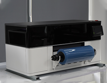 Small Business UV DTF Printer Machine 360mm Printing Width CMYK White Varnish UV Transfer Printer with Auto Laminating System