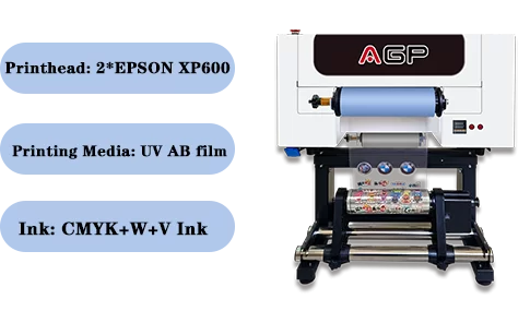 Factory Direct UV Crystal Label Printer All-in-One UV DTF Printer Label Logo Printing Machine