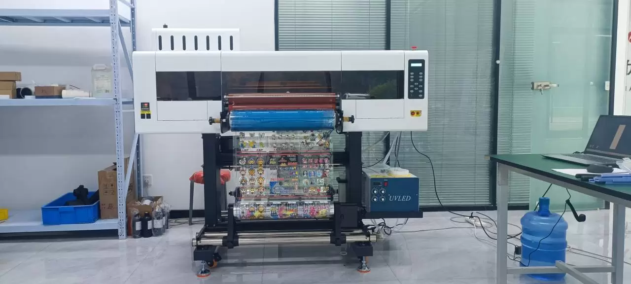AGP 60cm UV DTF printer Automatic 2 in 1 with Laminator 3/4 i3200/i1600 Printhead for Label