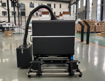 Hotsale 4 heads i3200 60cm inkjet printers dtf t-shirt printing machine 24 inch with Vertical Powder Shaker