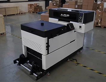 고품질 3*Epson I1600 프린트 헤드 AGP DTF-C30은 형광색을 포함한 직물용 제품입니다.